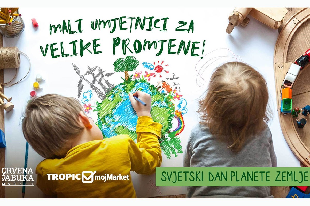Mali umjetnici za velike promjene: Tvoj crtež – naša pomoć prirodi!