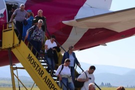 Ponovno uspostavljeni letovi: Prvi avion iz Dizeldorfa sletio u Mostar