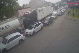 Duge kolone vozila prema Hrvatskoj