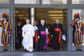 Papa Lav XIV obavio privatnu moltivu na grobu pape Franje