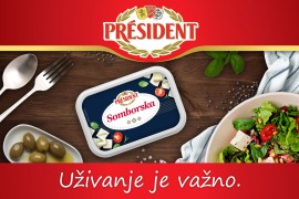 Savršen spoj okusa i svježine u proljetnoj salati uz Président ...