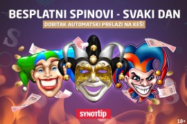 Synottip - besplatni spinovi za automatski keš dobitak!