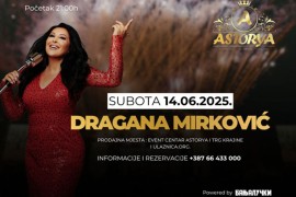 Veče Magije i Muzike: Dragana Mirković uživo u Astoriji