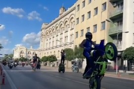 Defile bajkera banjalučkim ulicama (VIDEO)