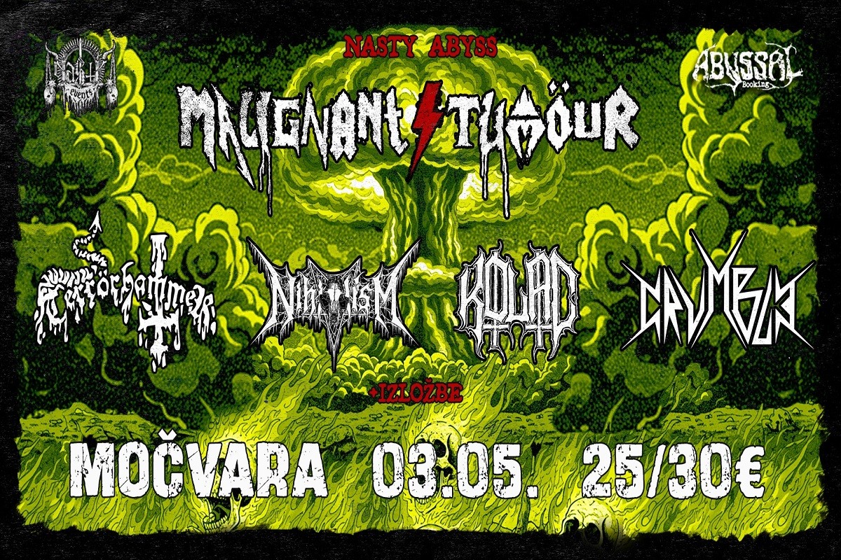 Malignant Tumour i Terrorhammer nastupaju u Zagrebu