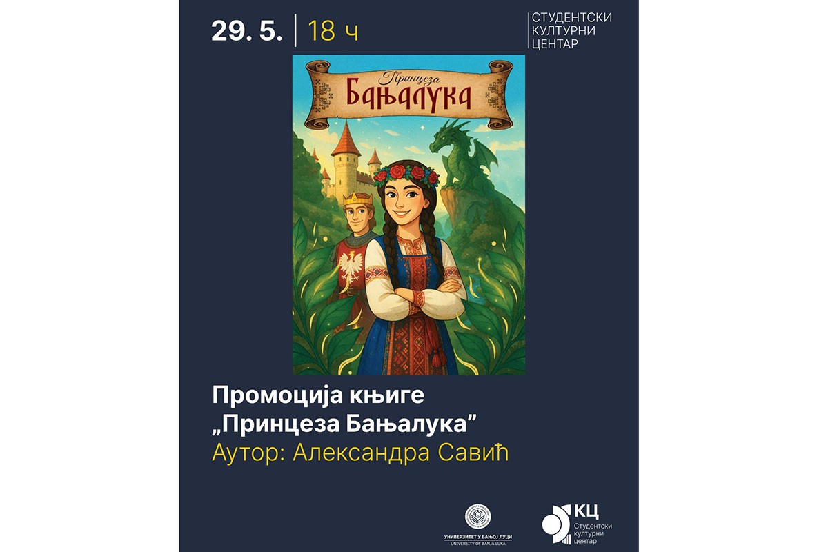 Promocija bajke "Princeza Banjaluka" 29. maja u SKC-u