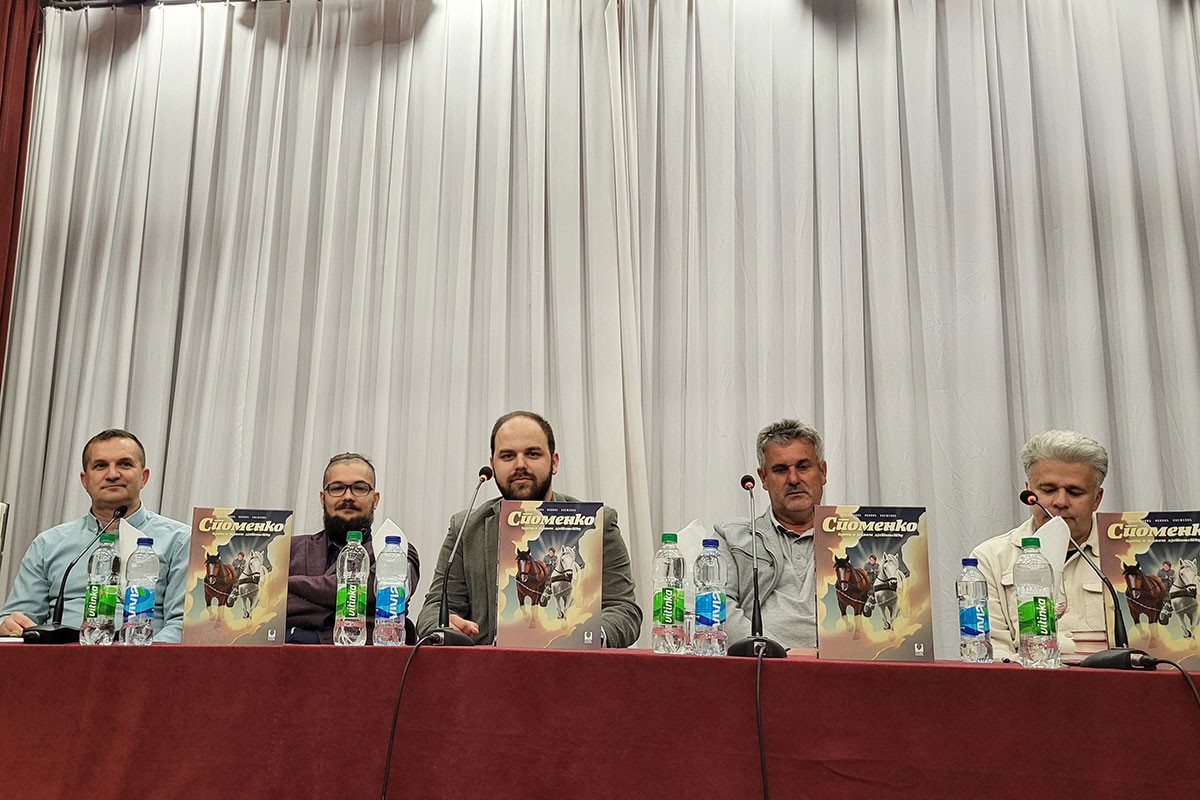 Predstavljen strip-album o Spomenku Goliću (FOTO)