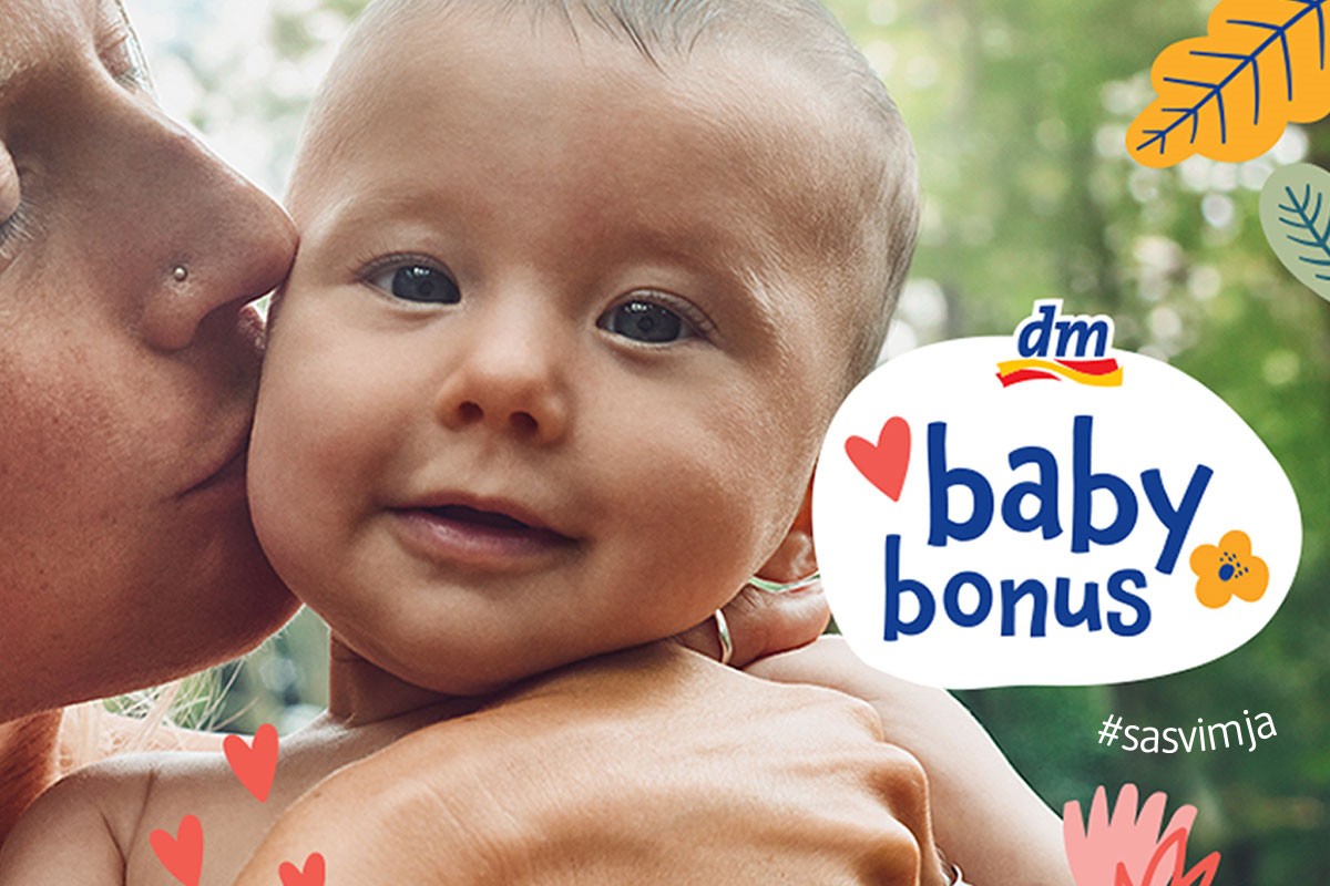 Nova pogodnost u Moj dm aplikaciji: dm babybonus, podrška od prvog dana