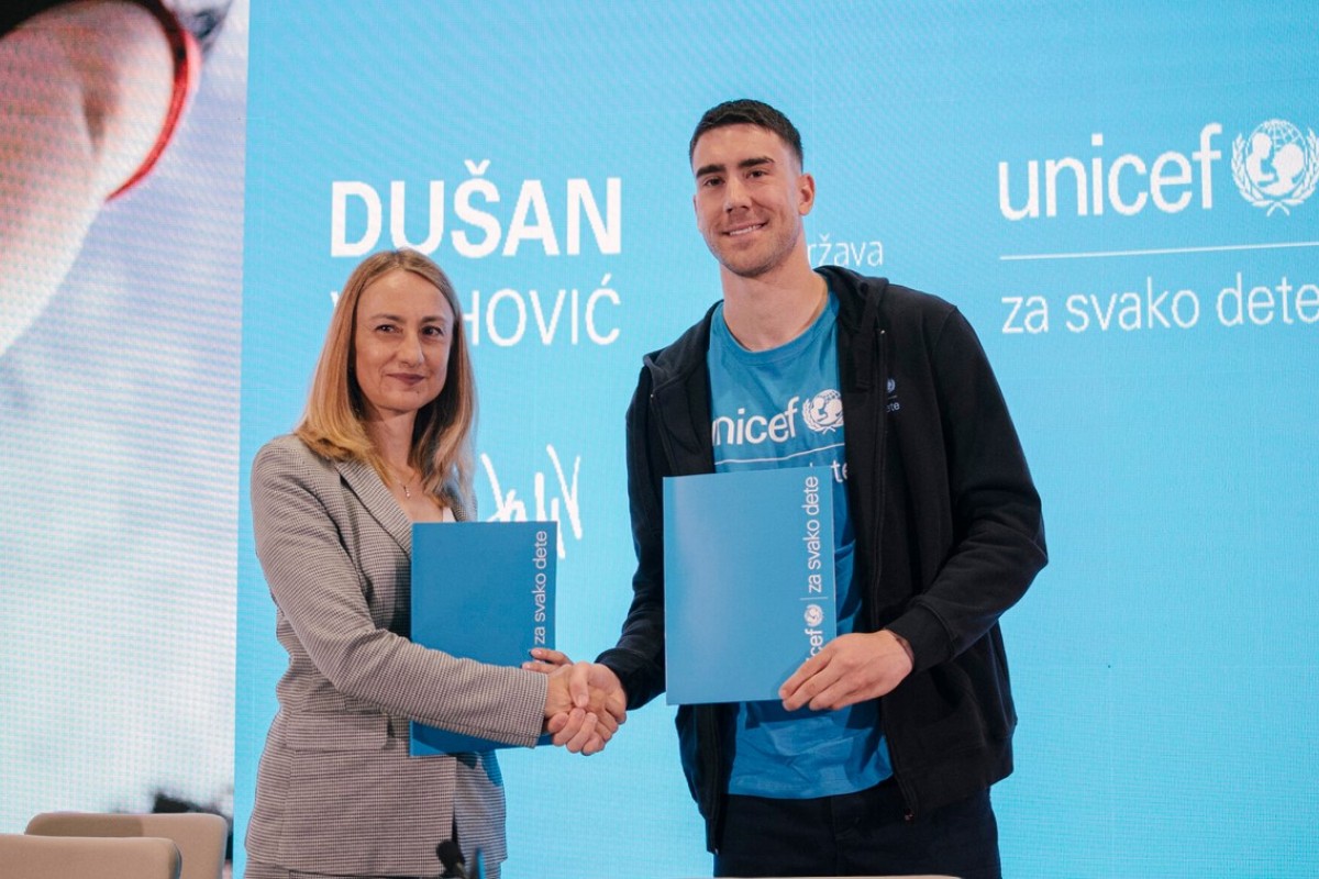 Dušan Vlahović i UNICEF zajedno za mentalno zdravlje djece i mladih