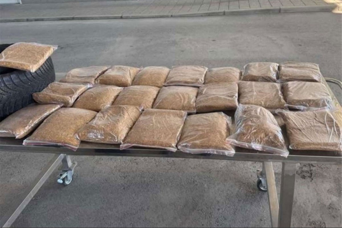 Uhapšen sa 390 kilograma švercovanog duvana