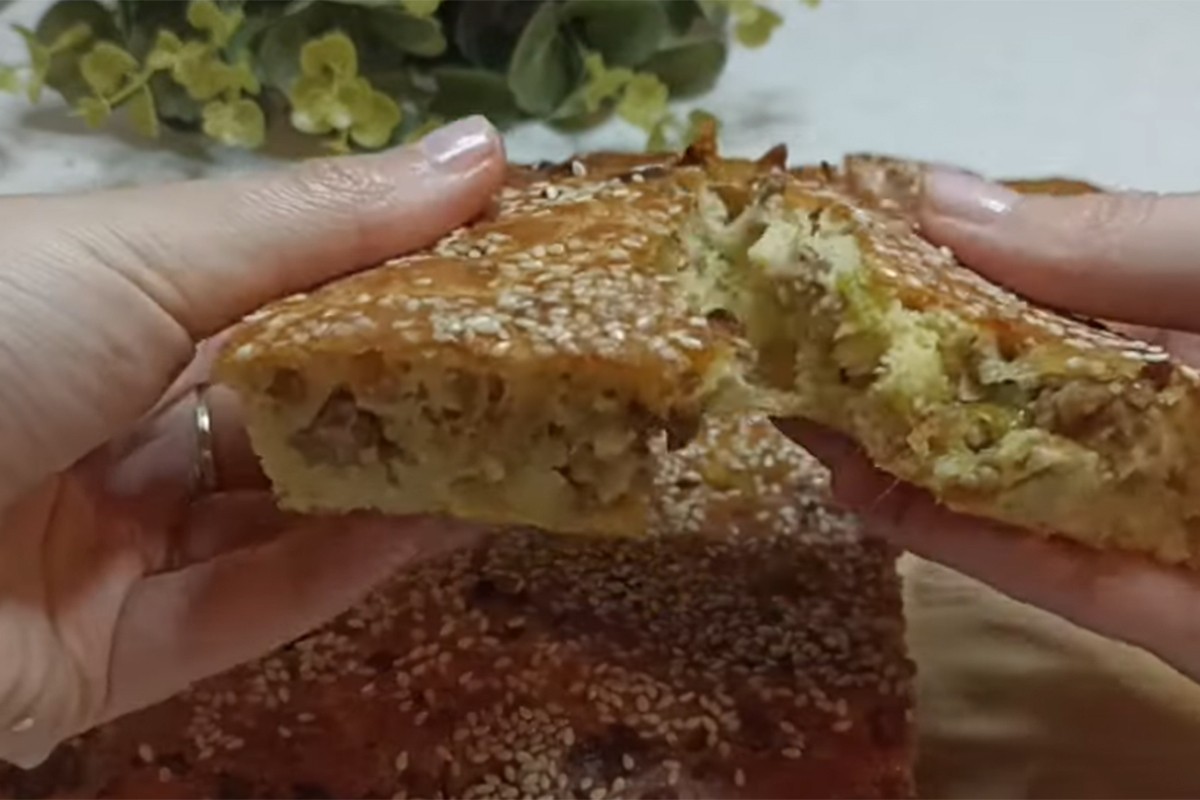 Izlivena pita sa mesom, ukusnija i od bureka