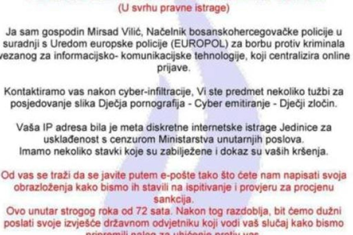 Lažni policajci pokušavaju prevariti građane