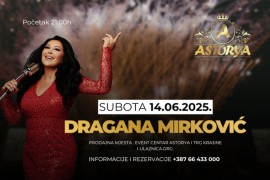 Veče Magije i Muzike: Dragana Mirković uživo u Astoriji