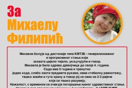 Malenoj Mihaeli (5) potrebna pomoć dobrih ljudi
