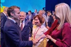 Cvijanovićeva sa Makronom na marginama konferencije UN u Nici (FOTO)