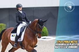 Ema Emina Nefić bh. predstavnica na EP u dresurnom jahanju