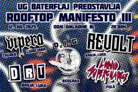 Banjaluku očekuje RoofTop Manifesto III festival