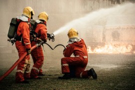 Veliki požar u Srbobranu: Vatra guta objekat (FOTO)