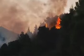 Izbilo više požara oko Brela u Hrvatskoj, vatrogasci na terenu (VIDEO)