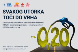 Ponuda za korisnike platnih kartica Nove banke: Popust na gorivo od ...