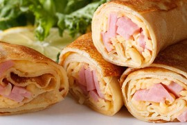 Tost rolnice sa šunkom i kačkavaljem
