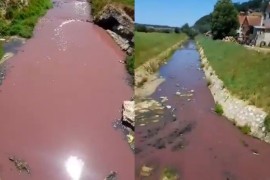 Rijeka potpuno pocrvenjela: Da li ljudi imaju razloga za strah? (VIDEO)