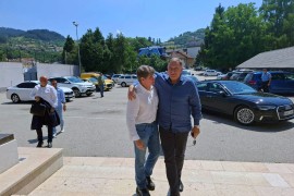 Dodik i Blagojević obišli Andrićgrad (FOTO)