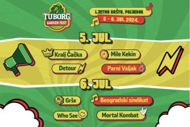 Termin održavanja "Tuborg Garden Festa" se pomjera na 1. i 2. avgust