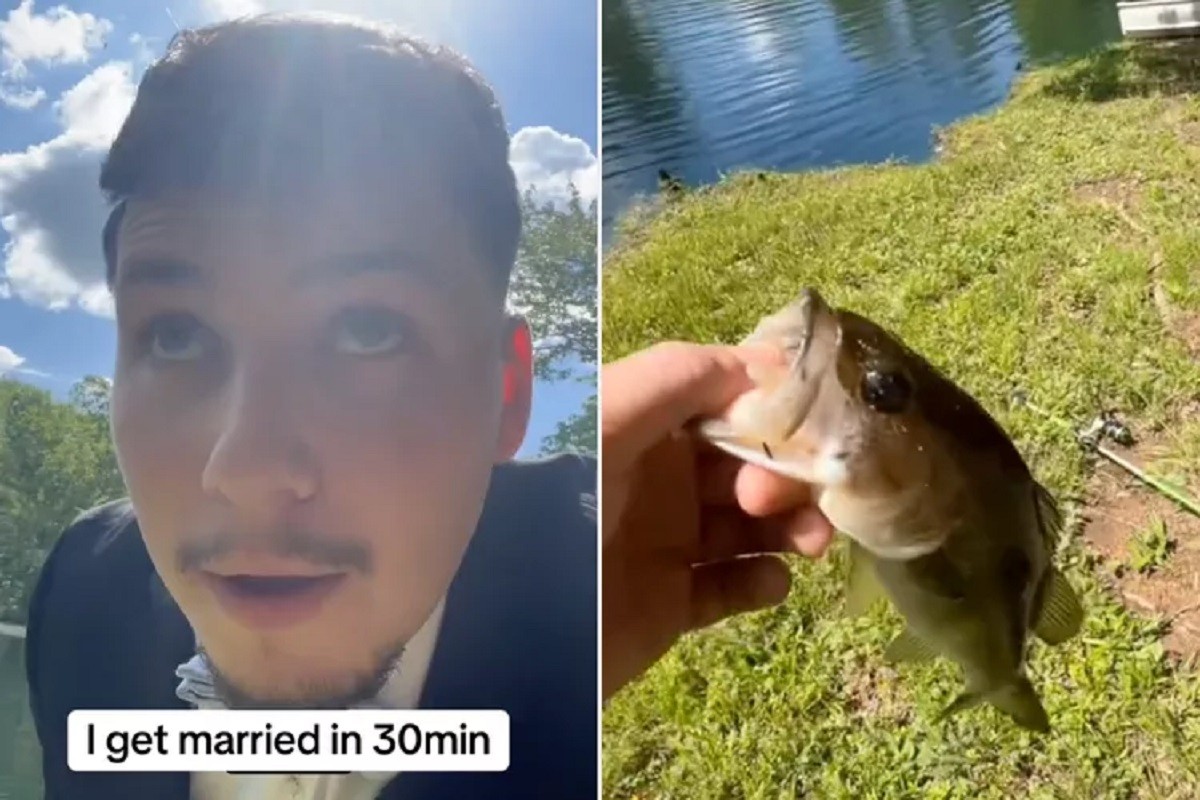 Hrabrost ili ludost: Otišao na pecanje 30 minuta prije svog vjenčanja