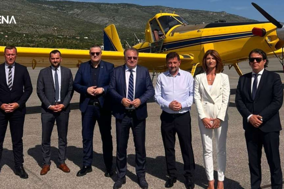 "Nebeski vatrogasac" stigao u Mostar: Federacija BiH nabavlja flotu Air Tractora