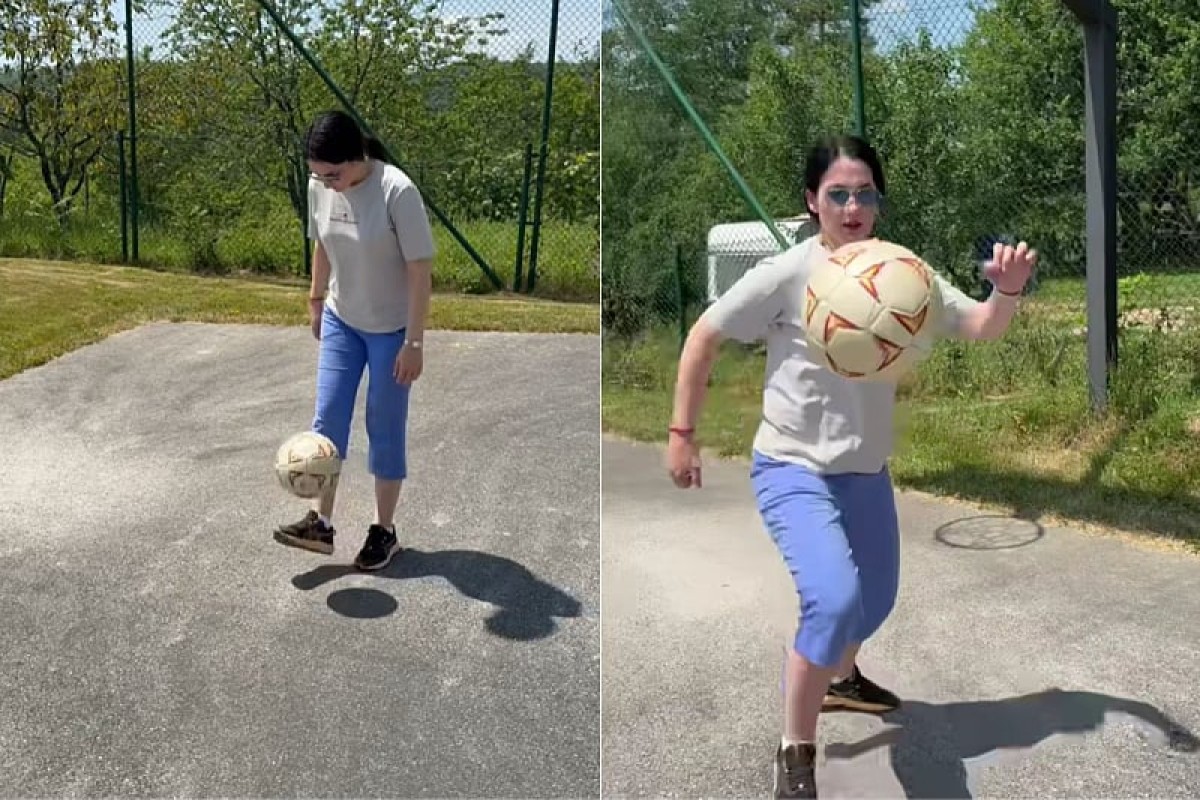 Jelena Trivić uzela loptu pa zapimplala (VIDEO)