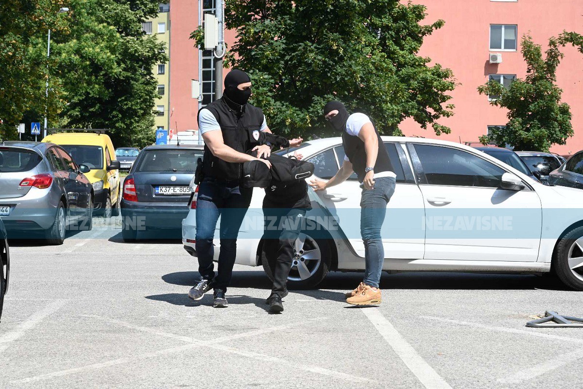 Banjalučanin uhapšen u akciji "Elantra" predat u tužilaštvo (VIDEO)