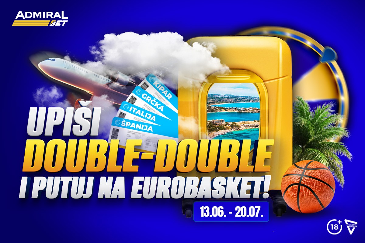 AdmiralBet vas vodi na Eurobasket: Ljetuj na Kipru i bodri Zmajeve