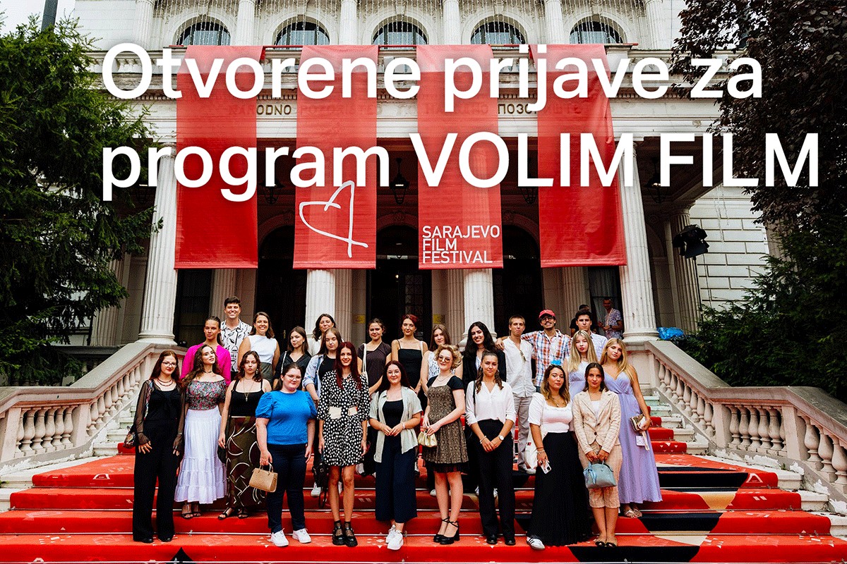 Otvorene prijave za program "Volim film" 31. SFF-a