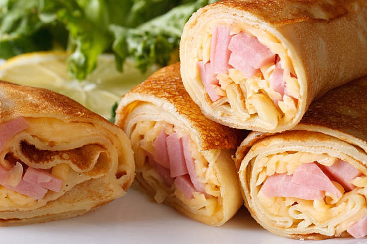 Tost rolnice sa šunkom i kačkavaljem