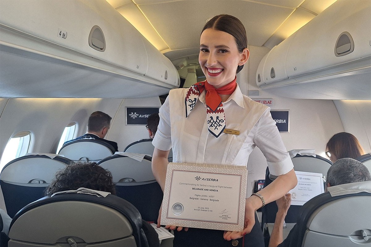 Air Serbia od danas leti direktno za Ženevu