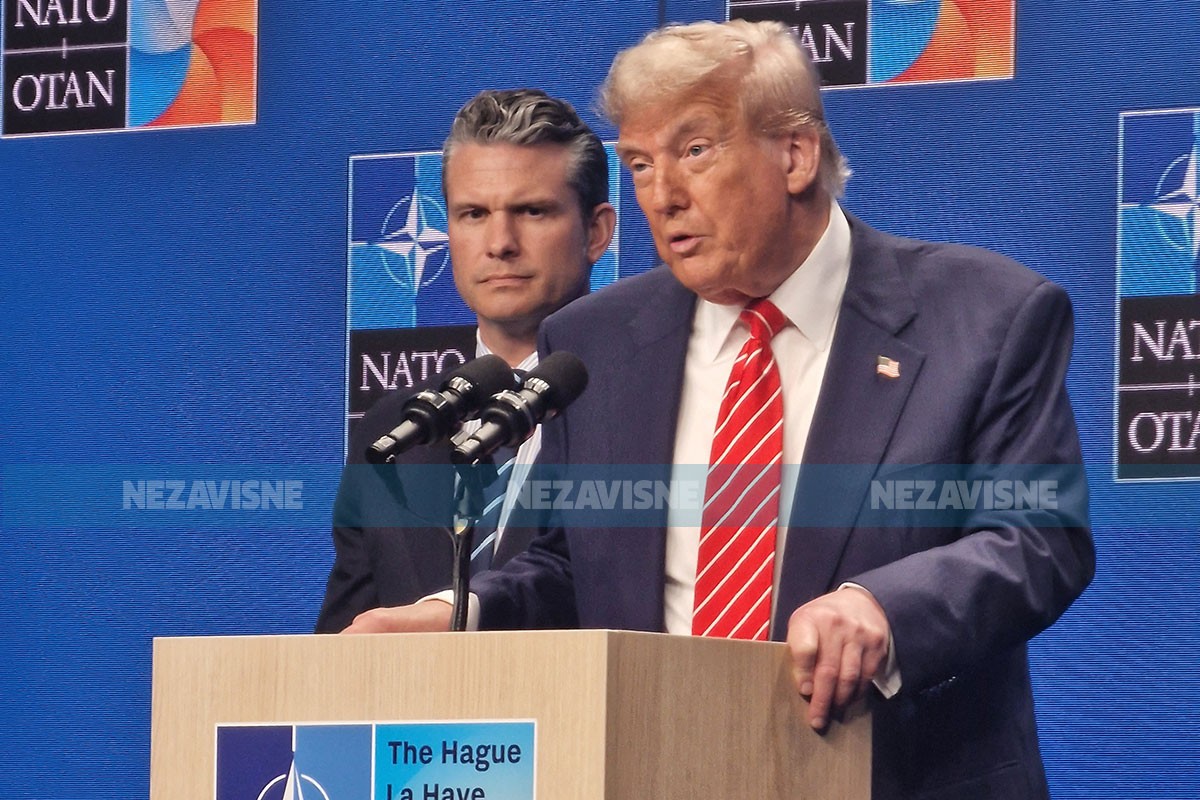 "Nezavisne" na Trampovoj pres konferenciji: Spriječio sam sukob između Srbije i Kosova