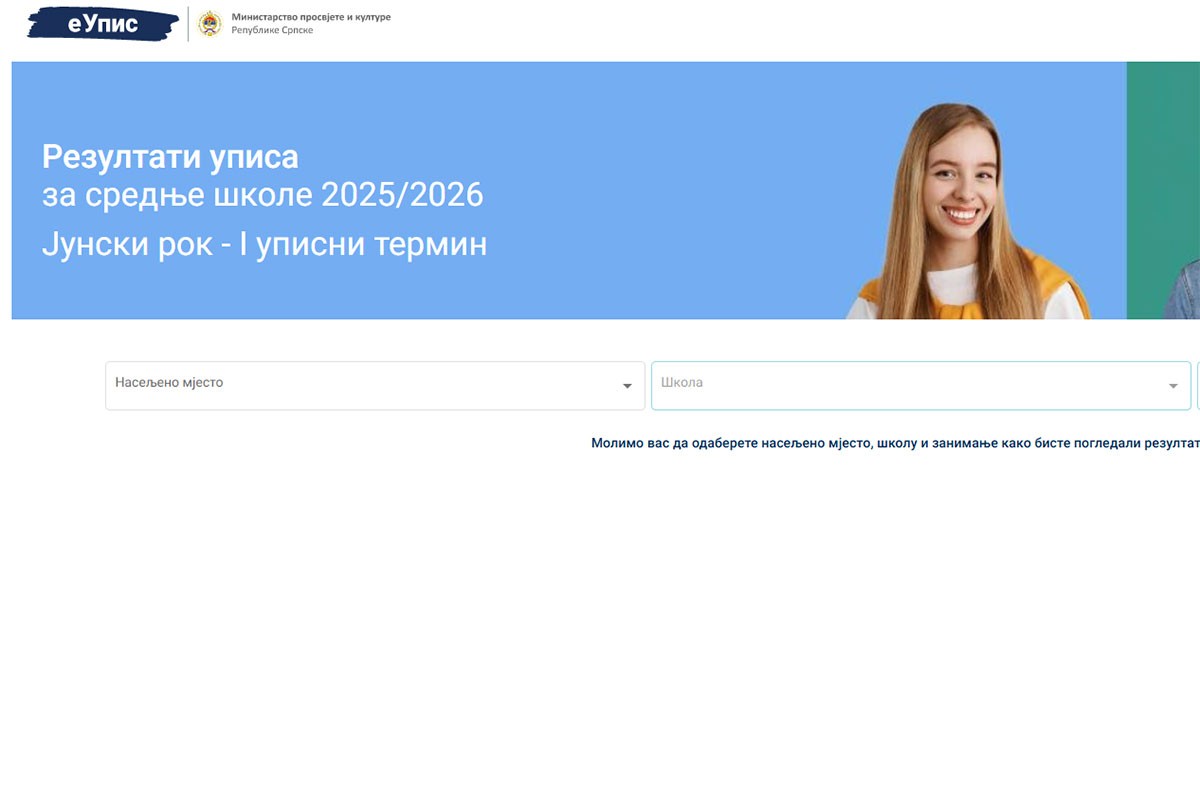 Platforma "eUpis" ponovo  dostupna
