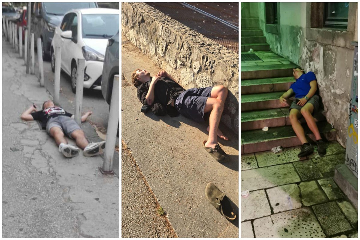 Splićani ogorčeni: Turisti spavaju gdje stignu (FOTO, VIDEO)