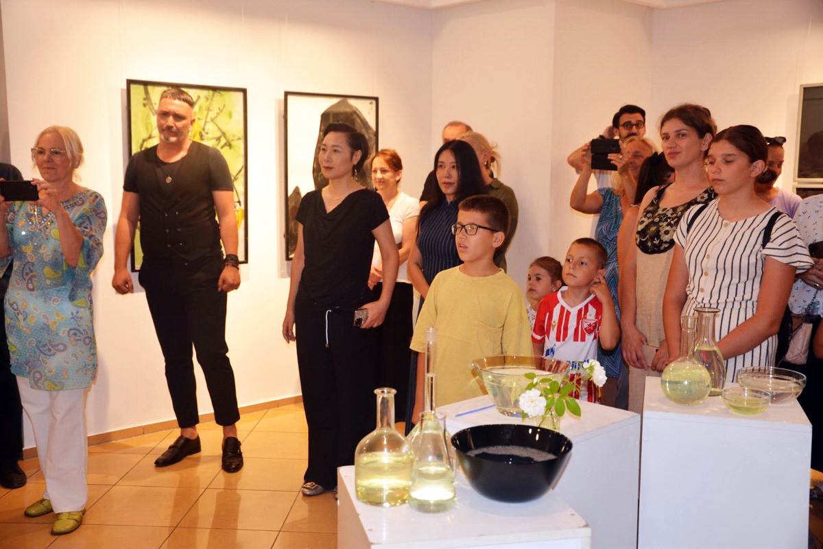 Završen festival crteža i muzike, Kineske umjetnice oduševljene Prijedorom