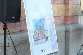 "Gordi vijek Sabornog hrama" na poštanskoj marki