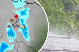 Od sutra velika promjena vremena u BiH: Led, pljuskovi, grmljavina