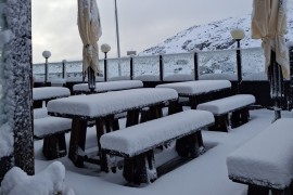 Pada gust snijeg u Alpama, temperature ispod nule (VIDEO)