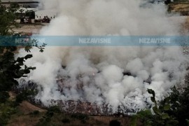 Vatrogasci o požaru kod Banjaluke: Nema opasnosti od izbijanja plamena
