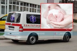 Beba požurila: Mlada majka se porodila u vozilu saniteta