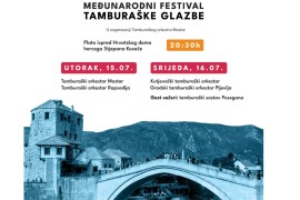 Večeras počinje festival "TamburaMo" u Mostaru