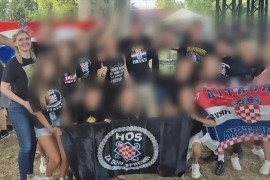 Skandal u Hrvatskoj: Državna sekretarka pozirala pored HOS zastave
