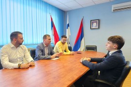 Gajić darivao genijalnog matematičara Njegoša Obradovića