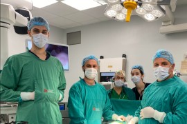 UKC RS: Prva laparoskopska operacija perforacije ulkusa želuca