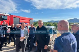Dodik obilazi požarišta u Hercegovini